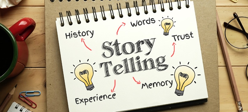 Por que o storytelling é essencial em uma apresentação de evento?